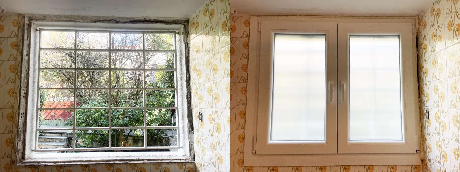 Read more about the article Αντικατάσταση παλαιού παραθύρου μπάνιου με νέο, σύγχρονο ενεργειακό κούφωμα